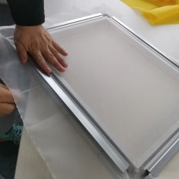 Films Free shipping 3 YARD polyester silk screen printing mesh 127cm width 120m WHITE MESH