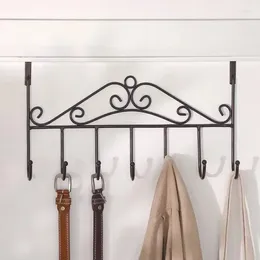 Hooks A Creative Rack For Hanging Clothes And Hats Without Punching Holes On The Back Of Door Nails