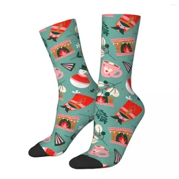Men's Socks Design Merry Christmas Day Male Mens Women Autumn Stockings Hip Hop