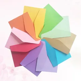 Gift Wrap 30 Pcs Business Card Holders Colourful Envelopes For Cards Bank Bag Storage Beads Mini