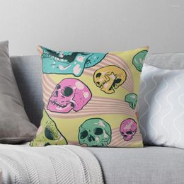 Pillow Candy Skulls Throw Cover Polyester Pillows Case On Sofa Home Living Room Car Seat Decor 45x45cm