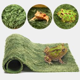 Substrate Thicken Double Layer Reptile Pets Moss Carpet Cushion Material Frog Tortoise Snake Lizard Mats Moisturising Fake Lawn