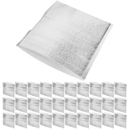 Dinnerware 50 Pcs Aluminum Foil Insulation Bag Package Bags And Cold Outdoor Supply Cake Carrying