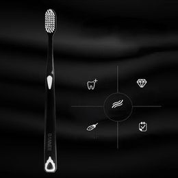 NEW 2024 Toothbrush Soft Hair Plastic Handle Oral Care Toothbrush Ultra-fine Travel Portable Eco Friendly Fibre Nano with Box Tooth Brush for soft hair toothbrush