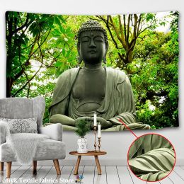 Gravestones 3dreligion Culture Hanging Wall Tapestry Buddha Wall Carpet Headboard Dorm Hippie Psychedelic Tapestry Tree Landscape Boho Decor