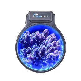 Aquarium Fish Tank Coral View 3x Magnification Magnetic Blue LED Softbox Light Pastel Reef Magnifier with Snap-on Filter Lenses 240314
