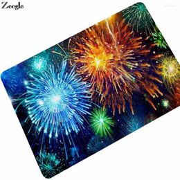 Carpets Rubber Doormat Christmas And Year Holiday Festive Bedroom Entrance Doormats Absorbent Anti-slip Welcome Carpet Outdoor