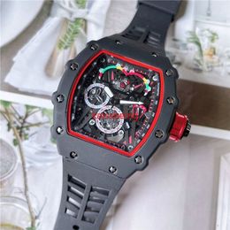 3-pin 2022 Fashion Brand Automatic Watches Men's Waterproof Skeleton Wrist Watch With women men Leather strap301p