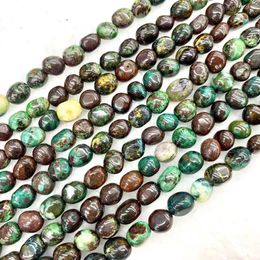 Loose Gemstones 8x10mm Chrysocolla Stone Beads Natural Gemstone DIY For Jewellery Making Strand 15" Wholesale !