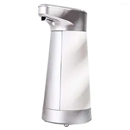 Liquid Soap Dispenser Automatic Hand Gel Touchless Countertop For Home Washing Silver Gray