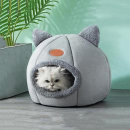 Cat Carriers Bed Cats Winter Warm And Cold Proof Pet Home Nest Accessories Cave House Supplies