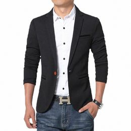 fgkks New Arrival Luxury Men Blazer New Autumn Fi Brand Slim Fit Men Suit Terno Masculino Blazers Male B1Ir#