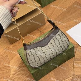 Evening Bags Designer Women Underarm Baguette Bag Luxury Tote Fashion Gold Chain Handbags Classic Shoulder Handbag Wallet Letter Zipper Purse Famous Purses Gift