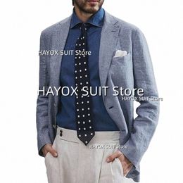 men's Suit Single Breasted Point Lapel Jacket Fi Casual Wedding Groom Party Ball Blazer 20eP#