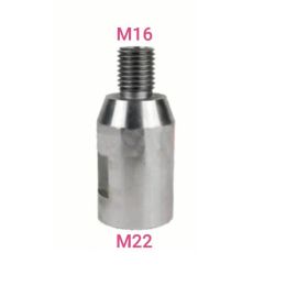 gereedschap Adapter Connector Male M22 Female Thread M16 for Electric Drill Machine to Use Dimaond Core Bits