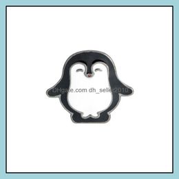 Pins, Brooches Customised Hard Enamel Pin Lovely Panda Penguin Animal Jewellery Custom Men Women Kids Charms Alloy Bk Brooch 1028 D3 Dr Dhd2N