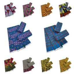 Fabric ankara african real wax prints fabric veritable wax tissu patchwork sewing dress craft DIY 100% cotton pagnes loincloth material