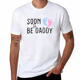 nuovo So to Be Daddy Annuncio del bambino Divertente Papà Marito Umorismo Sarcastico Regalo T-shirt divertente maglietta tinta unita bianco magliette da uomo 06rD #