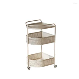 Decorative Figurines Hxl Living Room Storage Rack Mini Multi-Layer Floor With Wheels Mobile Bedside Trolley