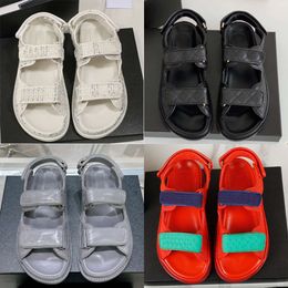 Damen Sandalen Designer Schuhe Schnalle Slides Dad Slides Sommer Sandalen Strandschuhe mit Box Hohe Qualität mit Box 542
