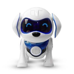 Cão robô lj201105 brinquedo eletrônico animais de estimação presente animais bonito inteligente crianças presente aniversário inteligente crianças mawap