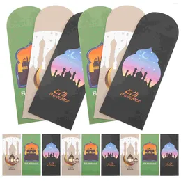 Gift Wrap 18/36pcs Eid Mubarak Cash Envelopes Money Cards Paper Bag Ramadan Islamic Muslim Al-Fitr Favours Decoration