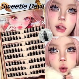 False Eyelashes Little Devil Manga Lashes Reusable Natural Thick Fluffy Soft Single Individual Cluster Eye Extension