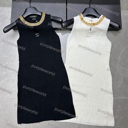 Sexy Dresses For Women Hollow Out Knit Dresses Sleeveless Backless Bodycon Summer Skirts