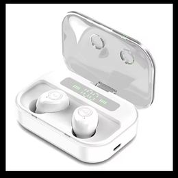 Tg01 Headphone Sports Music Gaming Stereo Headsets Wireless Earbud Tws Tg01 Earphone With Led Digital Display Charging Case