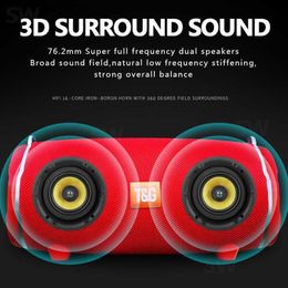 Portable Speakers 50W High Power TG187 Bluetooth Speaker Waterproof Portable Column For PC Computer Speakers Subwoofer Boom Box Music Center FM TF2792692 Q240328