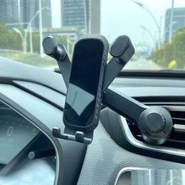 Car Holder Phone In Air Vent Hook Support Gps Stand 360 Degree Portable Mobile Drop Delivery 6E Automobiles Motorcycles Auto Electroni Otxzd
