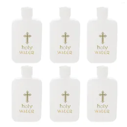 Vases 6 Pcs Easter Holy Water Bottle Plastic Container Empty Bottles Wedding Exorcism Refillable Travel