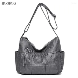 Evening Bags Fashion Ladies Shoulder Messenger High Quality Soft Leather Handbag Large Capacity Crossbody For Women Female Tote Bag