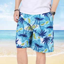 Men's Shorts New mens summer swimming shorts with added size mens printed beach shorts gym shorts swimming and surfing shorts J240328