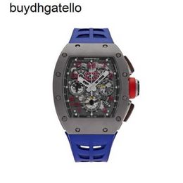 RichasMiers Watch Ys Top Clone Factory Watch Carbon Fiber Automatic Watch Clone 011 Mass Grade titaniumXZ7S