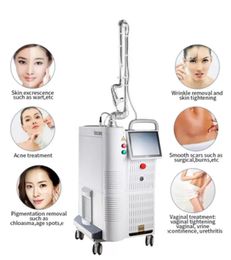 Slimming Machine Co2 Fractional Laser Machine 10600Nm Cosmetic Skin Resurfacing Acne Scars Vaginal Tightening Dot Matrix R-F Ski