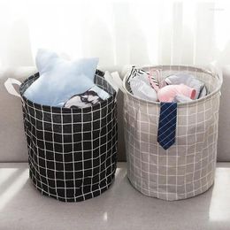 Laundry Bags Foldable Basket With Handles For Dirty Clothes Storage