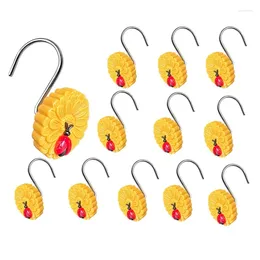 Shower Curtains 12Pcs Durable Metal Hooks For Curtain Decorative