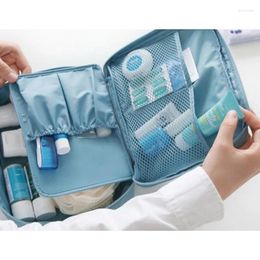 Storage Bags Portable Travel Set Makeup Toiletry Bag For Business Trips Four Pack Large Capacity