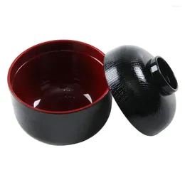 Bowls Japanese Style Ramen Bowl With Lid Tableware Microwave Heat-resistant Large Capacity Grade Noodles Kitchen Tool