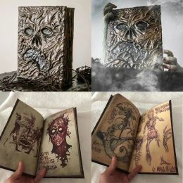 Miniatures New Necronomicon ResinDark Magic Book Demon Evil Dead Summon Book Horror Movie Prop Collection Halloween Home Room Desktop Decor