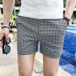 Men's Shorts Man Short Pants Board For Men Tight Plaid With Pockets Swim Elastic Personalizate Summer No Logo Y2k Designer In Bulk Xxl