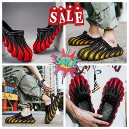 EVA hole shoes thick soled sandals summer beach men's shoes toe bag breathable sandals GAI Summer Slides Men Shoes Durable High-quality A squishy and bouncy feeling