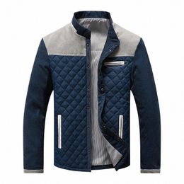 men's Baseball jackets stand Collar Cott Jacket Mesh Pred Lightweight Cott Jacket Vintage Flight Casual Lg Sleeve Coats H8Jo#