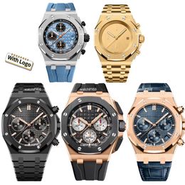 Herren Watch VK -Bewegung Designer Uhren hochwertige 42 mm wasserdichte Armbanduhren Chronograph U1 Orologio di lusso mit Box