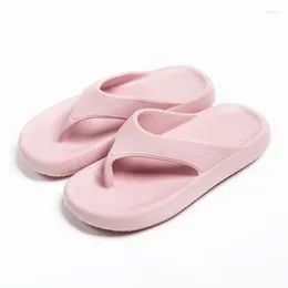 Slippers Summer Platform Men Soft Air Cushion EVA Women's Fashion Flip Flops Outdoor Shoes Sandals 2024