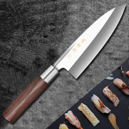 Cushion Japanese Deba Fish Head Knife Salmon Knife Sashimi Sushi Cooking Filleting Knives Sushi Cleaver Salmon Sllicing Petty Peeling