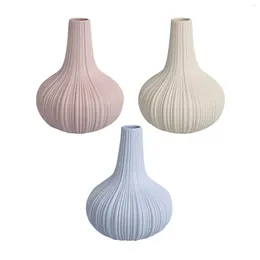 Vases Modern Small Ceramic Narrow Neck Simple Creative Nordic Style Floral Room Dining Tabletop Centerpiece Office