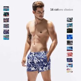 Men's Shorts SEOBEAN mens swimwear casual summer beach shorts board shorts 16 Colours J240328