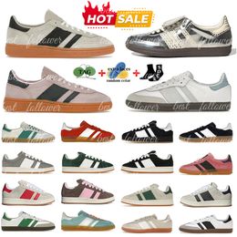 2024 Casual shoes for men women vegan adv 00s spezial og shoe wales bonner leopard pony handball gum collegiate team black pink grey mens womens trainers sneakers